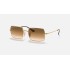 RECTANGLE 1969
Lenses: Light Brown Gradient  +  Frame: Gold