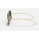 SQUARE 1971 CLASSIC
Lenses: Green Classic G-15  +  Frame: Gold