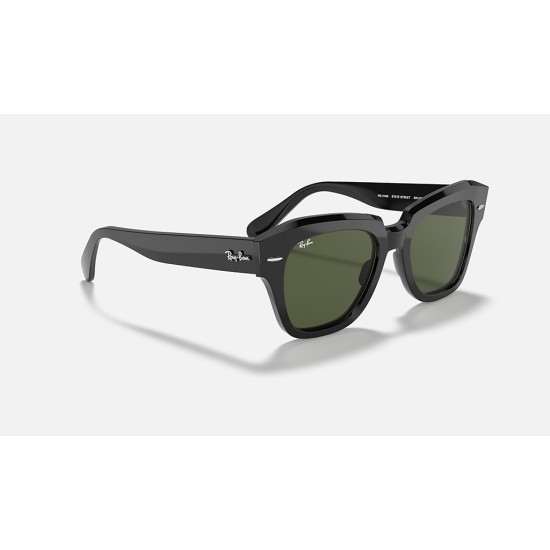 State StreetLenses: Green Classic  +  Frame: Black