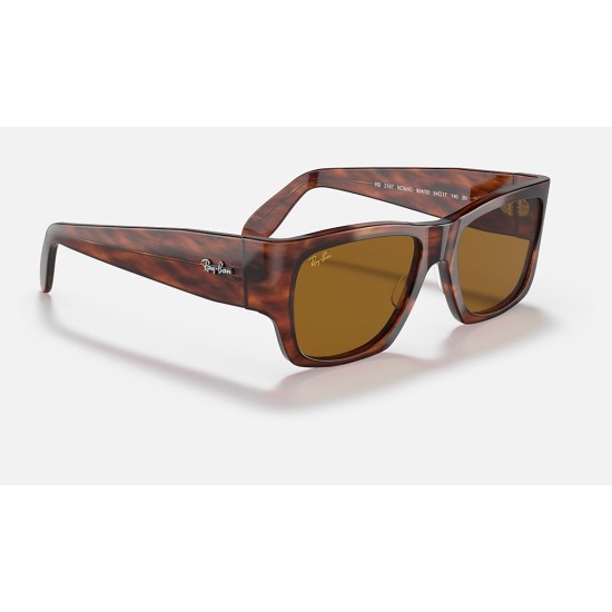 NOMAD LEGEND GOLD
Lenses: Brown Classic B-15  +  Frame: Striped Havana