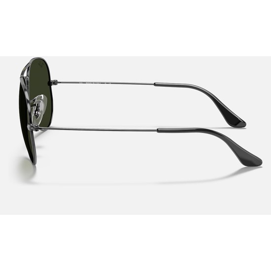 AVIATOR CLASSIC
Lenses: Green Classic G-15  +  Frame: Gunmetal
