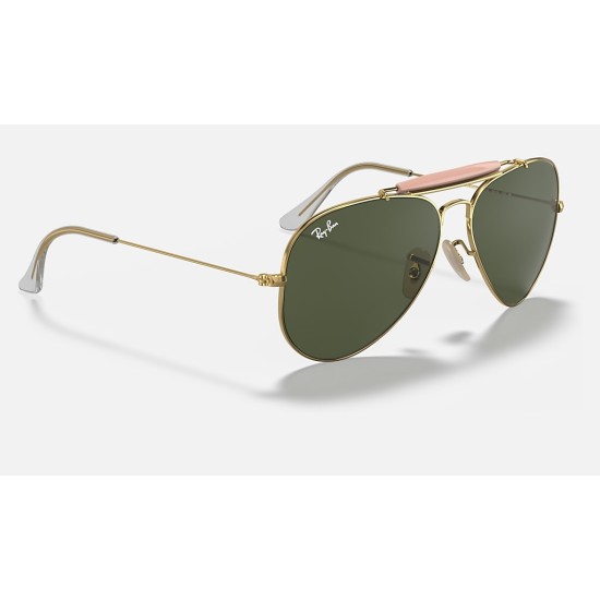 OUTDOORSMAN II
Lenses: Green Classic G-15  +  Frame: Gold