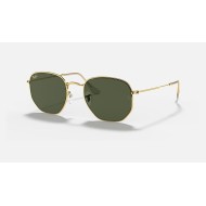 HEXAGONAL LEGEND GOLD
Lenses: Green Classic G-15  +  Frame: Gold