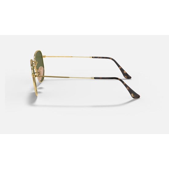 HEXAGONAL FLAT LENSES
Lenses: Lilac Mirror  +  Frame: Gold