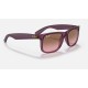 JUSTIN CLASSIC
Lenses: Brown Gradient  +  Frame: Transparent Violet