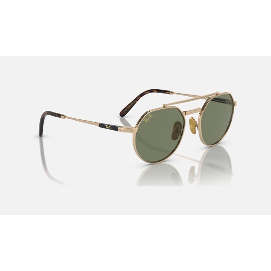 JACK II TITANIUM
Lenses: Green Classic  +  Frame: Gold