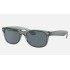 NEW WAYFARER CLASSIC
Lenses: Polarized Polarized Blue Classic  +  Frame: Transparent Grey