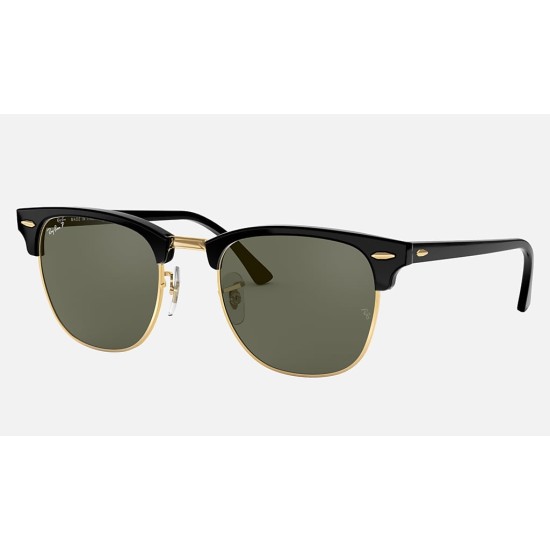 CLUBMASTER CLASSIC
Lenses: Polarized Green Classic G-15  +  Frame: Black
