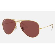 AVIATOR CLASSIC
Lenses: Polarized  Violet Classic  +  Frame: Gold