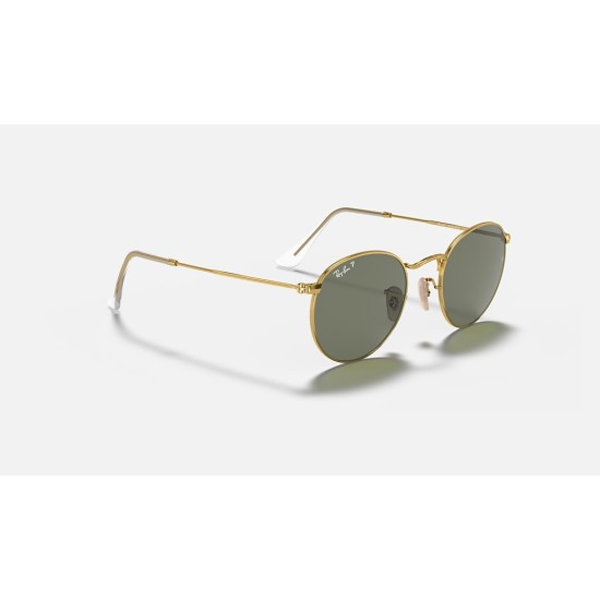 ROUND METAL
Lenses: Polarized Green G-15 Classic  +  Frame: Gold