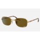 RB3690 CHROMANCE
Lenses: Polarized Brown Chromance Classic  +  Frame: Gold