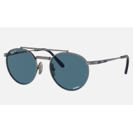 ROUND II TITANIUM
Lenses: Polarized Blue Chromance Classic  +  Frame: Gunmetal